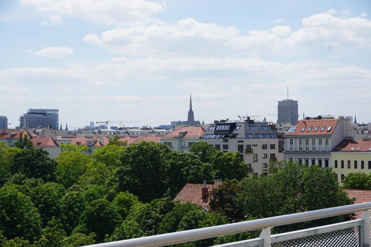 Apartmán Augartenblick Penthauscombo 15/16 - Blick Zum Riesenrad Vídeň Exteriér fotografie