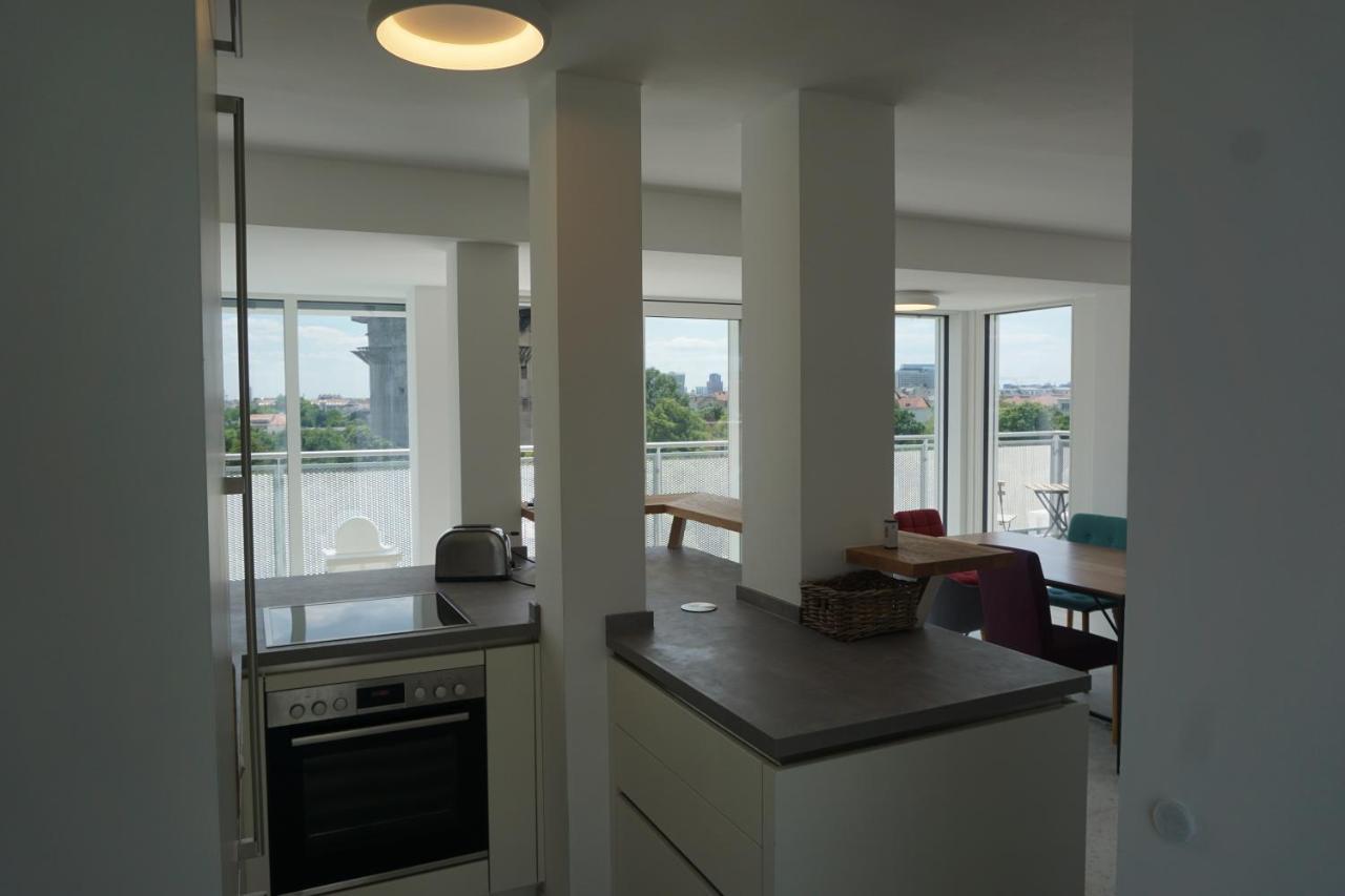 Apartmán Augartenblick Penthauscombo 15/16 - Blick Zum Riesenrad Vídeň Exteriér fotografie