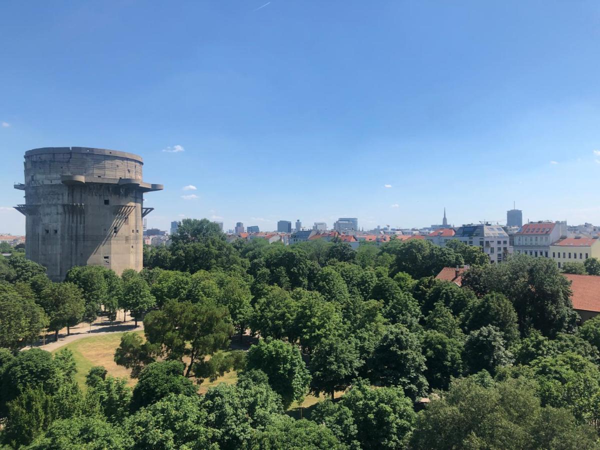 Apartmán Augartenblick Penthauscombo 15/16 - Blick Zum Riesenrad Vídeň Exteriér fotografie