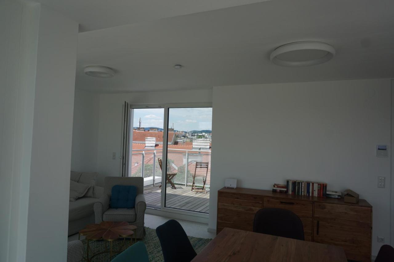 Apartmán Augartenblick Penthauscombo 15/16 - Blick Zum Riesenrad Vídeň Exteriér fotografie