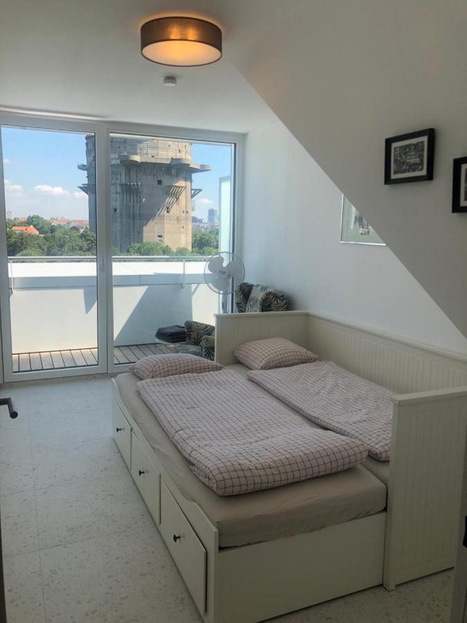 Apartmán Augartenblick Penthauscombo 15/16 - Blick Zum Riesenrad Vídeň Exteriér fotografie